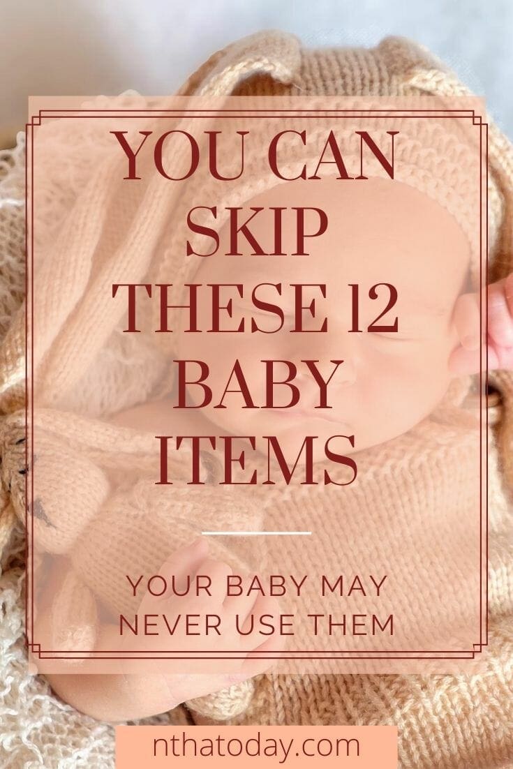 12 things your baby doesn't need